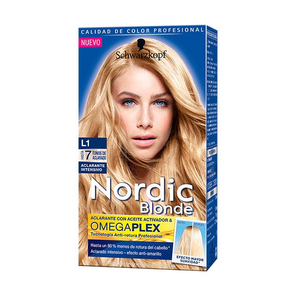 Aclarante Intensivo NORDIC BLONDE Aclara Hasta 7 Tonos L1 Precio DRUNI Es