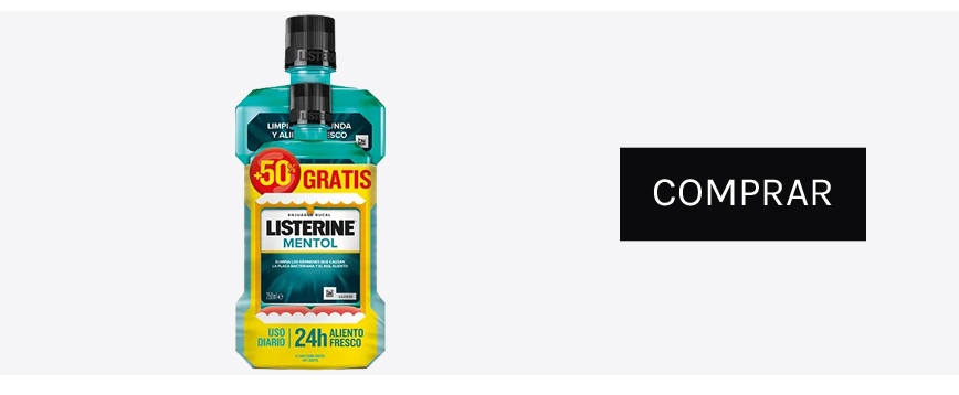 Enjuague bucal Listerine pack mentol