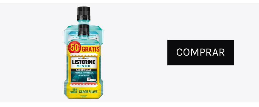 Listerine enjuague bucal mentol suave