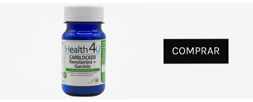 Carboblocker Faseolamina + Garcinia de H4U