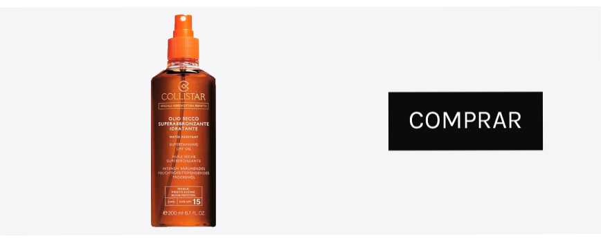 Aceite Seco Bronceador SPF15 de Collistar