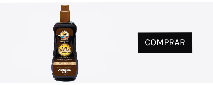 Dark Tanning Accelerator Spray Gel de Australian Gold