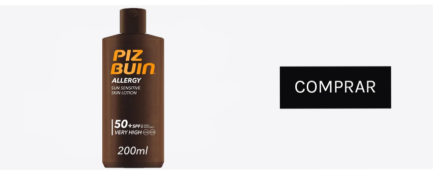Allergy Lotion SPF 50 de Piz Buin
