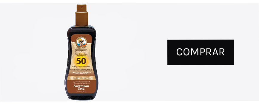 Spray Gel Sunscreen SPF 50 de Australian Gold