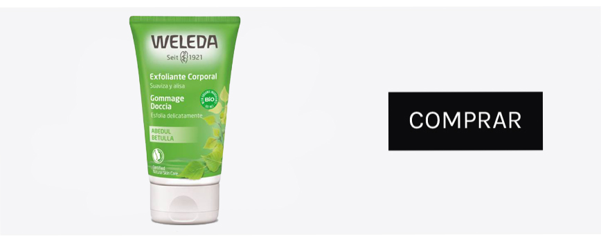 Exfoliante corporal de abedul de Weleda