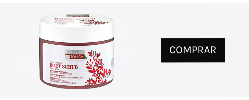 Maroon Goji Body Scrub de Natura Estonica