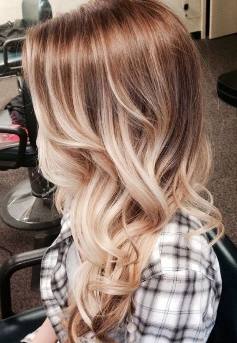 Mechas californianas en cabellos claros