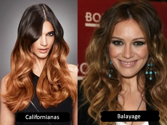 Mechas californianas vs. mechas balayage