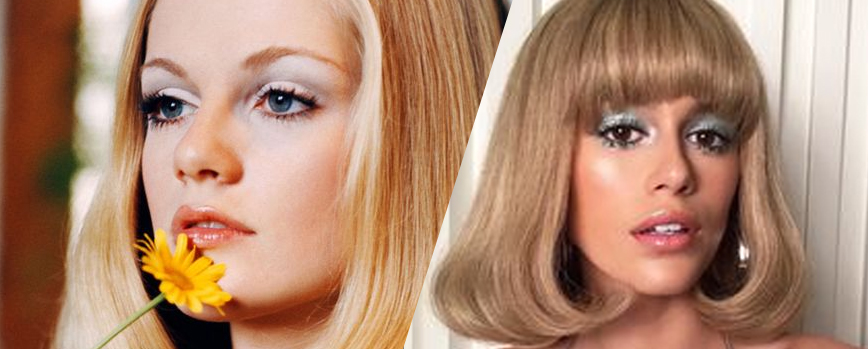 Sombras de ojos en los 70
