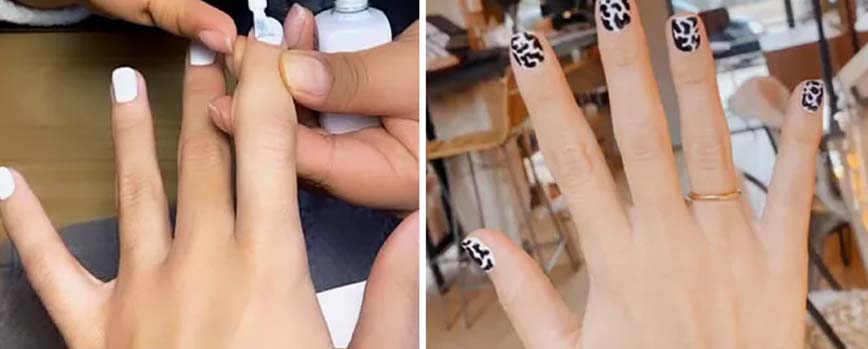 Uñas de vaca, paso a paso