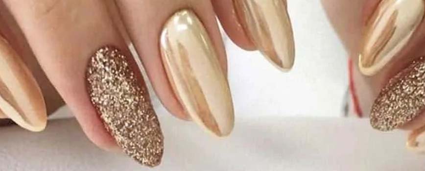 Ideas para tu manicura de color dorado elegante y atrevida. 💅🟡 | Blog  Druni