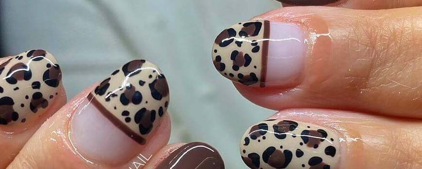 Manicura animal print