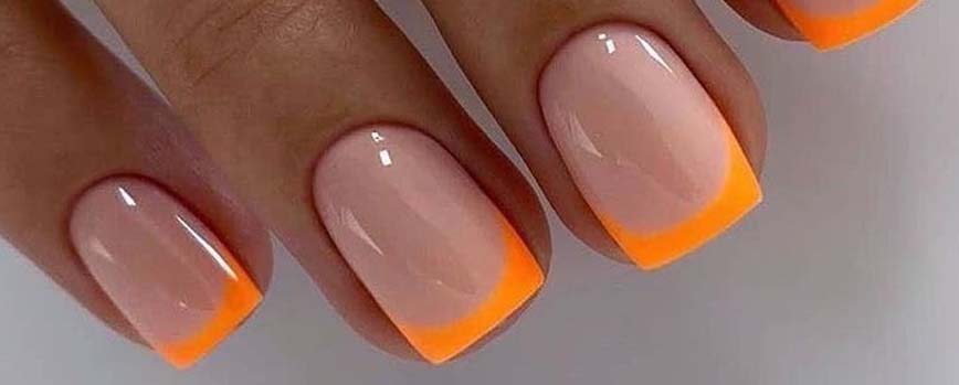 Uñas naranjas. Ideas para tu manicura de color naranja ✓ ? ? | Blog Druni