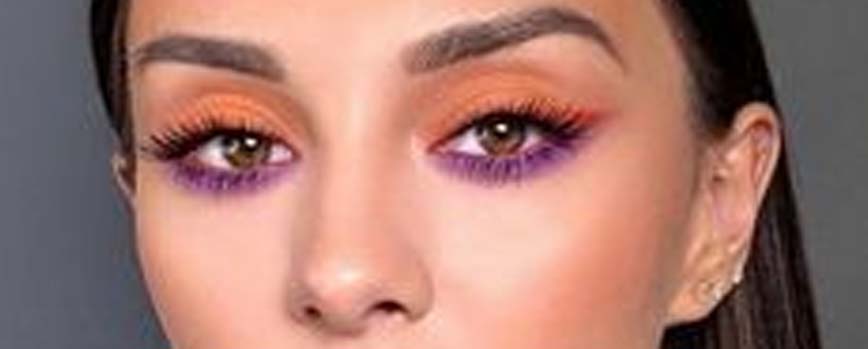 Sombras púrpuras glitter