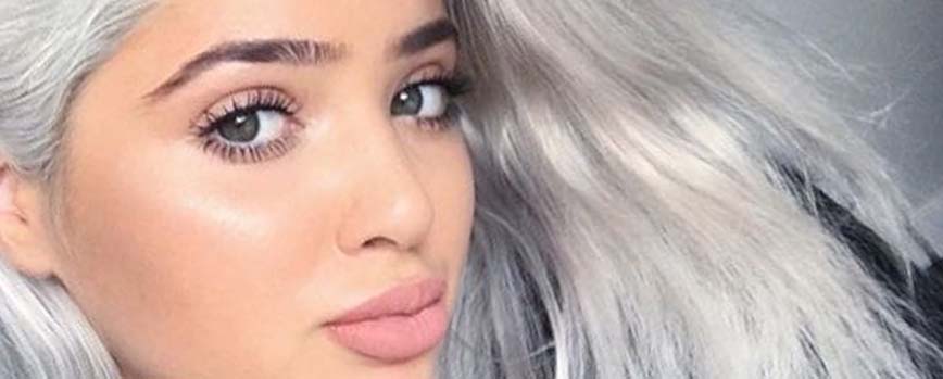 Pelo blanco platino