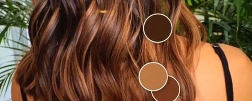 Mechas balayage para pelos morenos