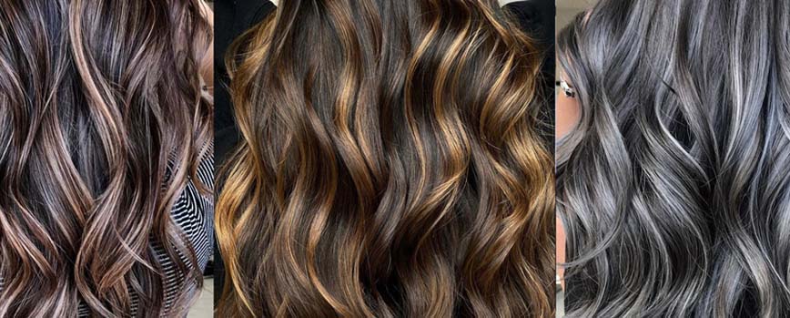Mechas platinadas en pelo canoso