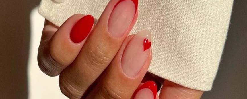 Uñas rojas clásicas