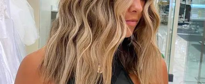 Rubio claro con balayage