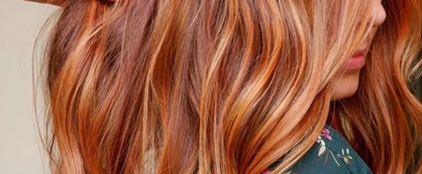 Rubio cobrizo con mechas