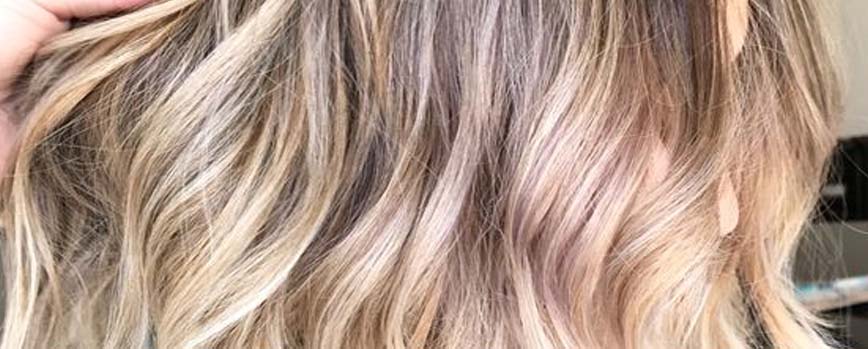 Mechas californianas para cabellos rubios