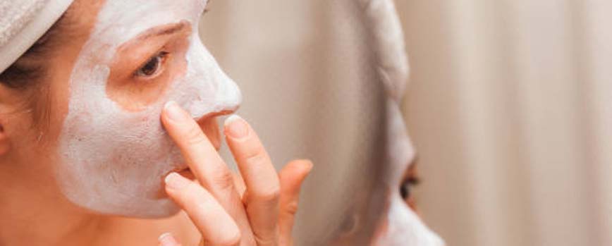 Mascarilla facial. 