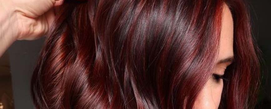 Ombré caoba rojizo