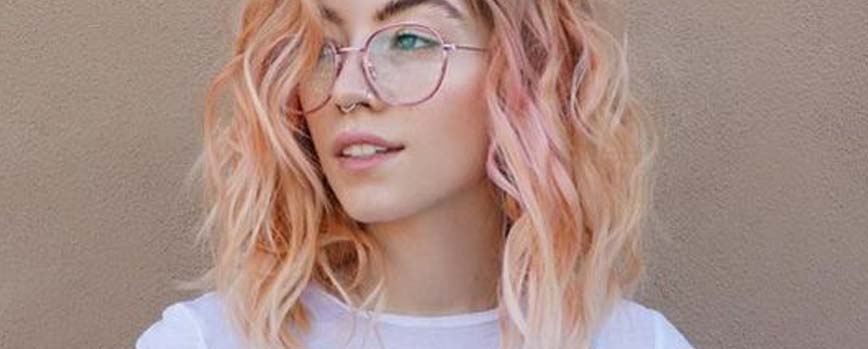 Rosa gold con balayage