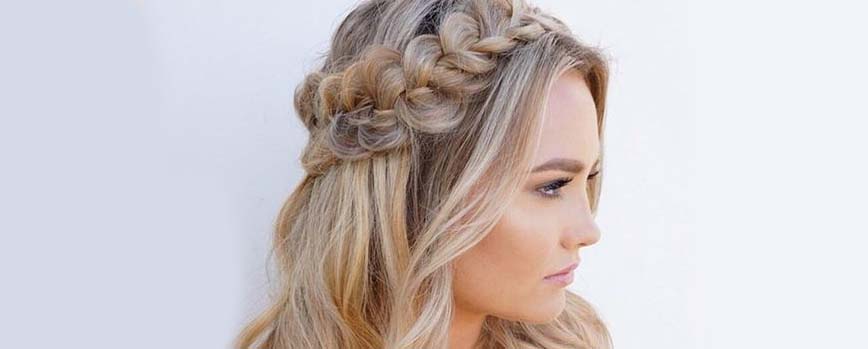 Trenza semicorona