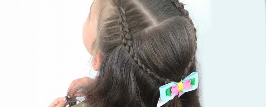 Peinados con trenzas y cabello suelto para niñas  La Verdad Noticias