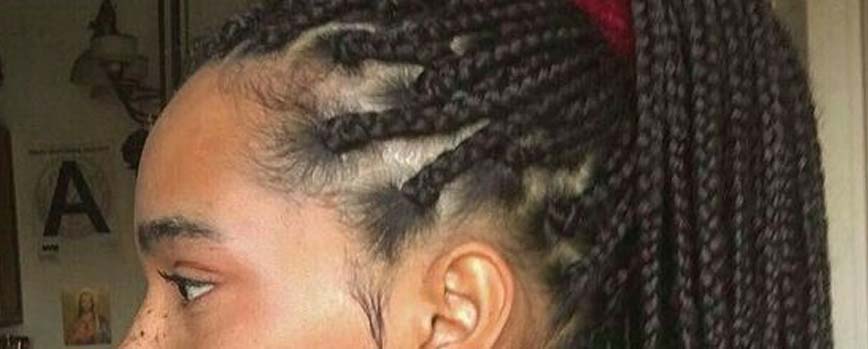 Trenzas africanas de caja