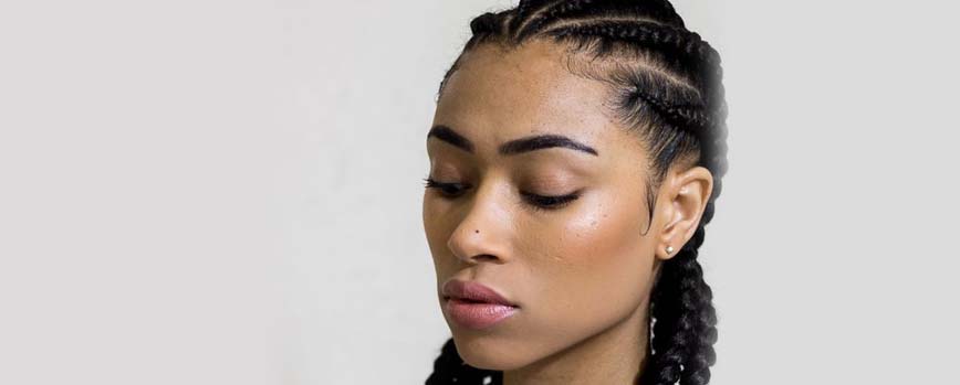 Trenzas africanas de boxeadora