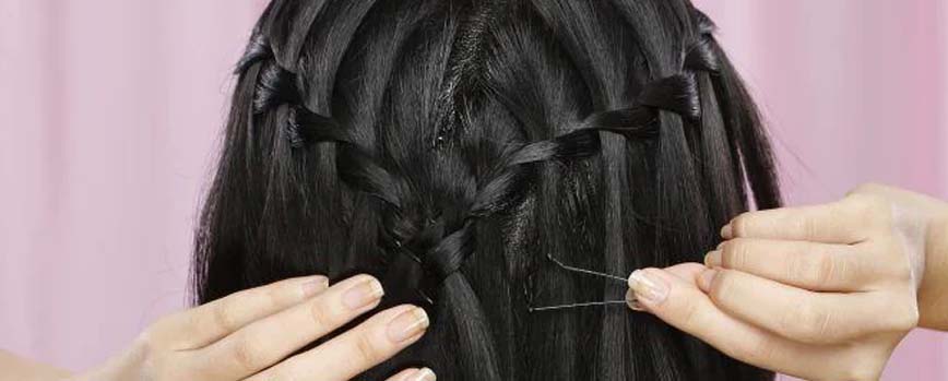Trenza lateral en pelo largo