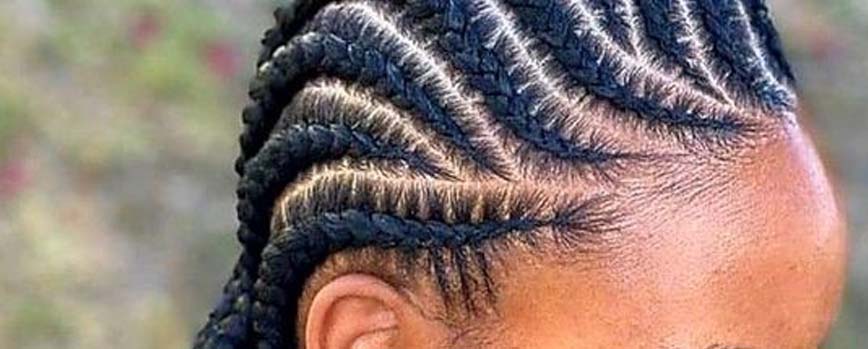 Trenzas africanas con giros