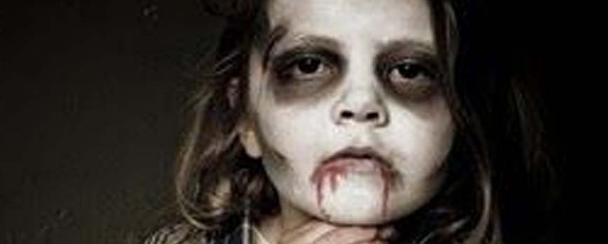 Maquillaje de zombi para niñas