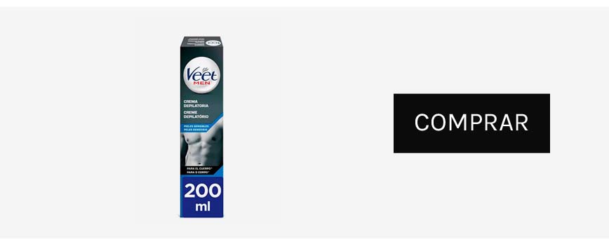 Crema Depilatoria para pieles normales de Veet for Men