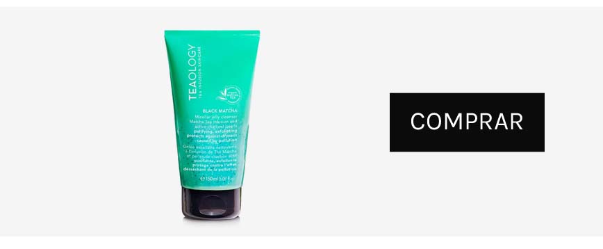 Paso 1: Gel limpiado de té matcha y carbón negro