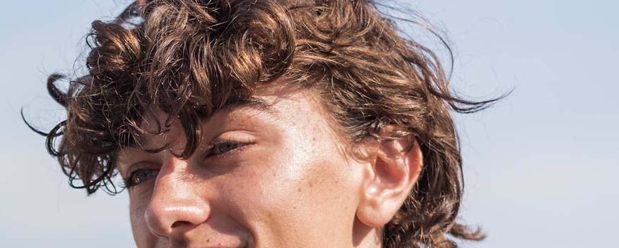 Mullet rizado para hombre