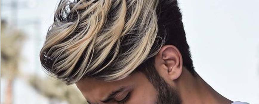 Mechas en el flequillo