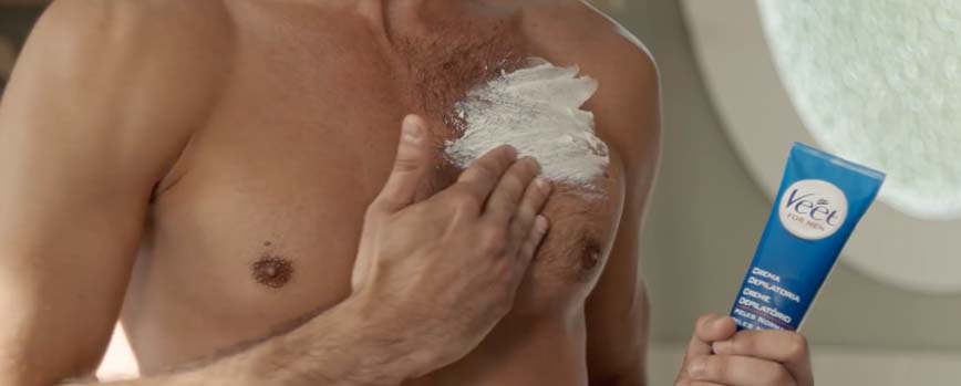 Cómo usar la crema depilatoria para hombre