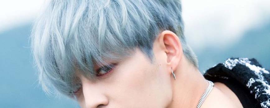 Mechas azul celeste