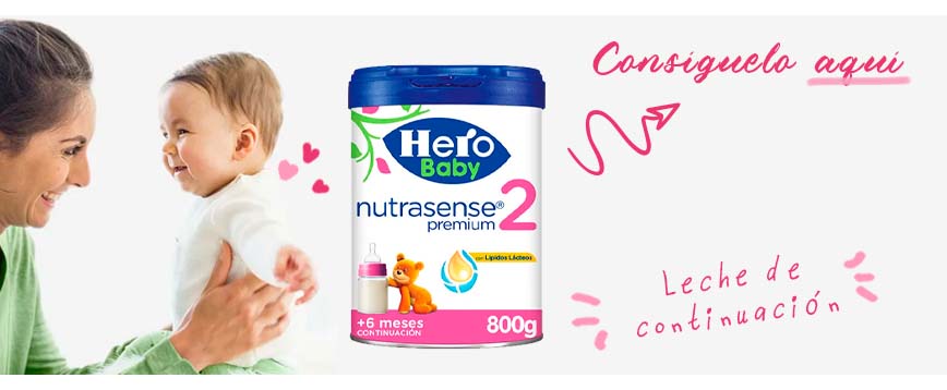Hero Baby Premium Leche 2 de Continuación- Para Bebés de hasta 12 meses-  800g