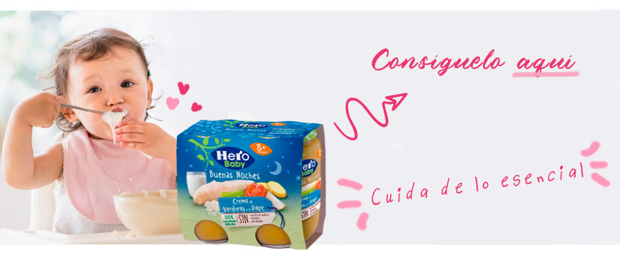 Tarrito Buenas Noches Crema de Verduras con Rape Hero