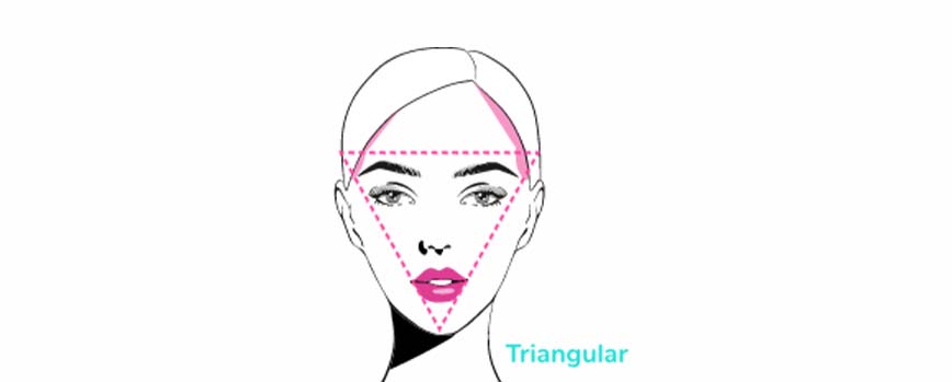 Cara triangular