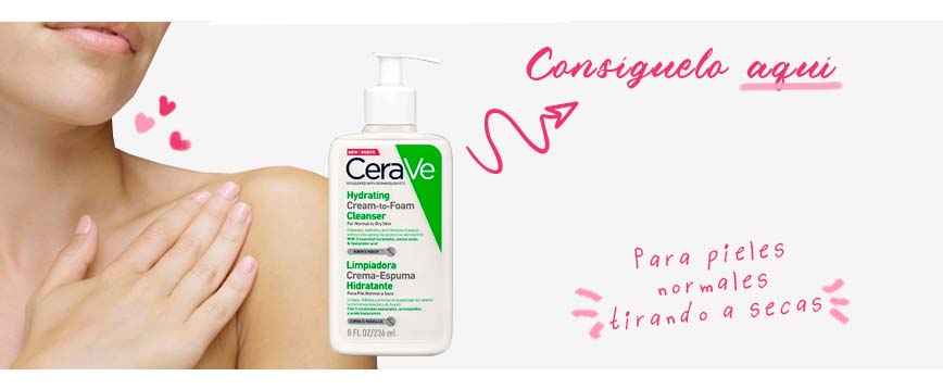 Crema-espuma limpiadora hidratante Cerave