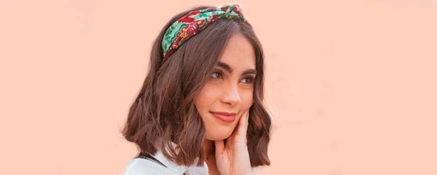 Diadema para una media melena