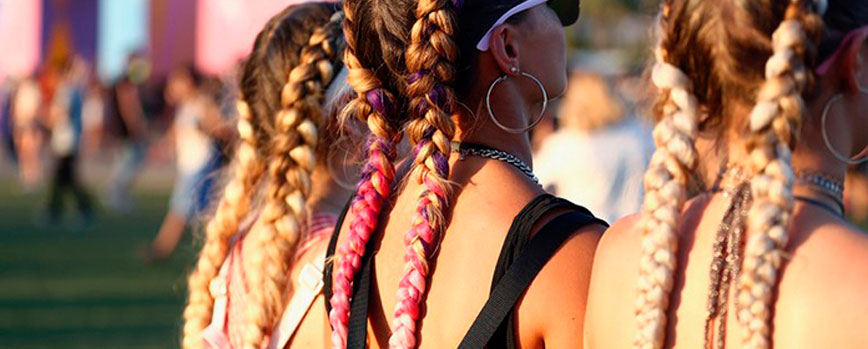 Peinado festival trenzas boxeadora