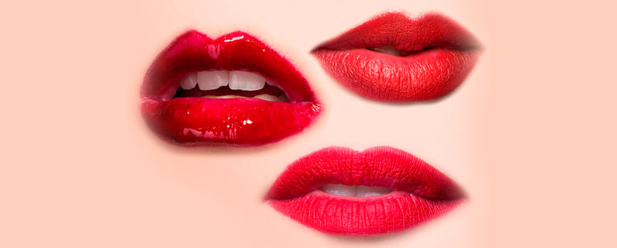¿Qué acabado escoger en un labial rojo?
