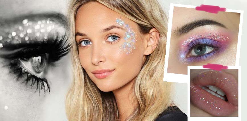 Maquillaje con glitter: El brillo que necesitas, ideas para utilizar  glitter en tu maquillaje ✓