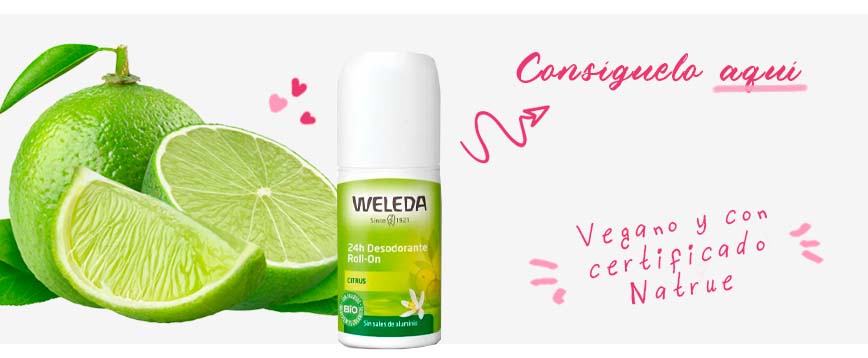 Desodorante Roll-On 24H De Citrus de Weleda